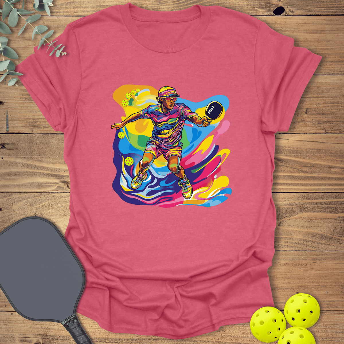 Colorful Player T-Shirt - Graphic Tee - Unisex