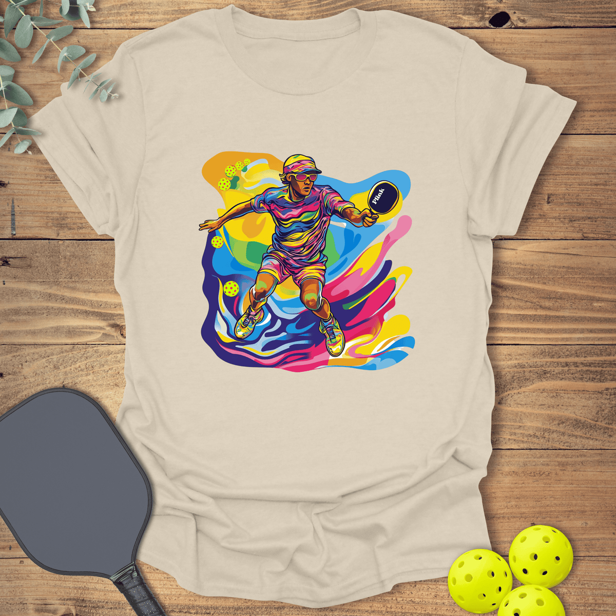 Colorful Player T-Shirt - Graphic Tee - Unisex