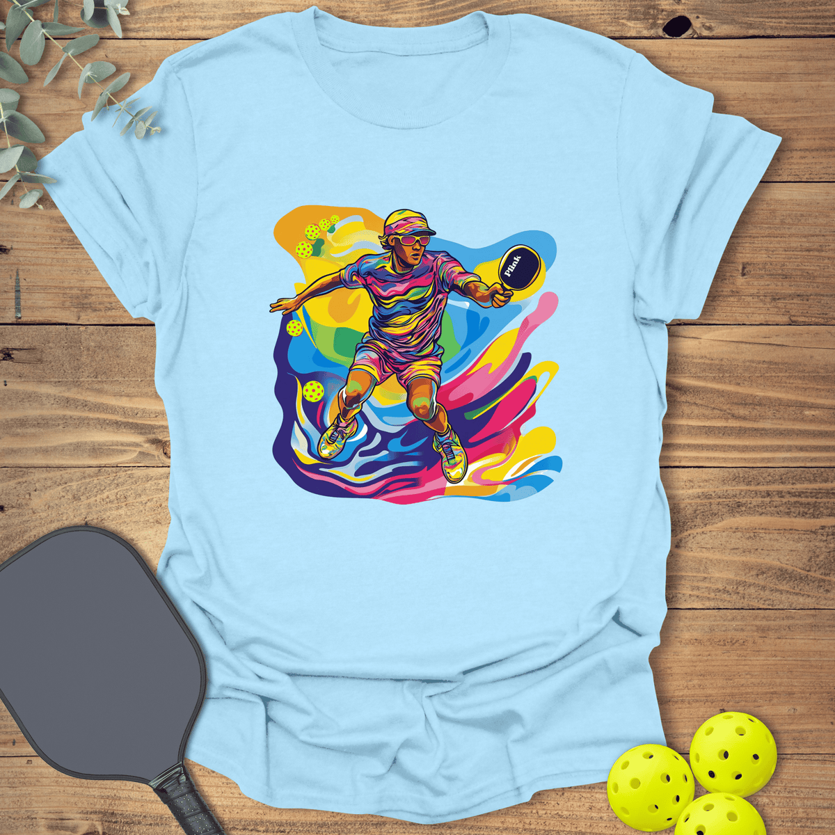 Colorful Player T-Shirt - Graphic Tee - Unisex