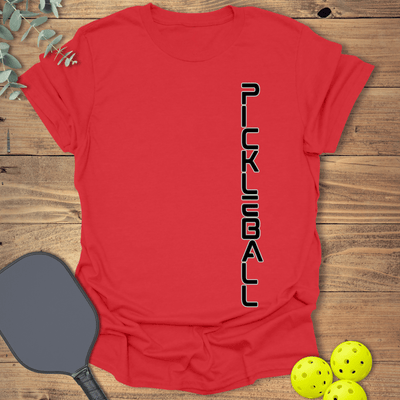 Vertical Pickleball T-Shirt - Graphic Tee - Gift for Pickleball Players - Unisex