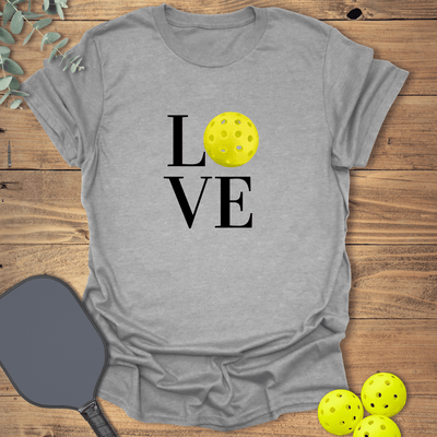 Pickleball Love T-Shirt - Graphic Tee - Gift for Pickleball Players - Unisex