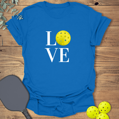Pickleball Love T-Shirt - Graphic Tee - Gift for Pickleball Players - Unisex