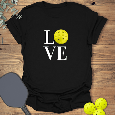 Pickleball Love T-Shirt - Graphic Tee - Gift for Pickleball Players - Unisex