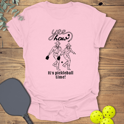 Yee Haw Pickleball T-Shirt - Graphic Tee - Gift for Pickleball Players - Unisex