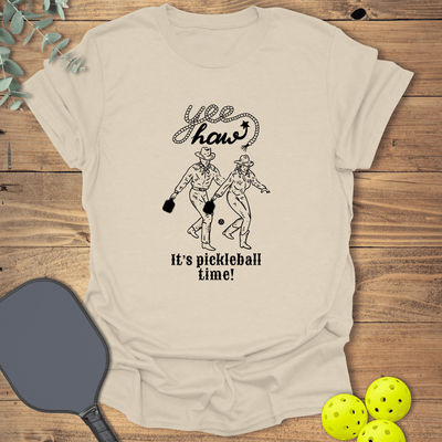Yee Haw Pickleball T-Shirt - Graphic Tee - Gift for Pickleball Players - Unisex