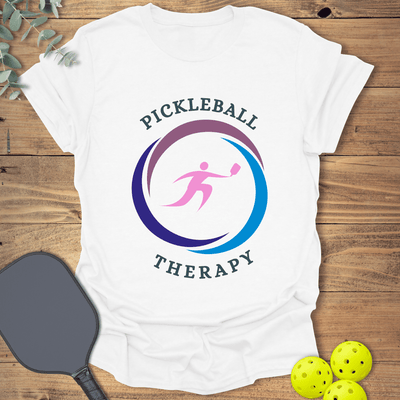 Pickleball Therapy T-Shirt - Graphic Tee - Gift for Pickleball Players - Unisex