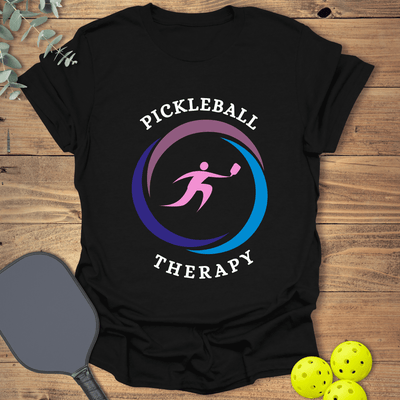 Pickleball Therapy T-Shirt - Graphic Tee - Gift for Pickleball Players - Unisex