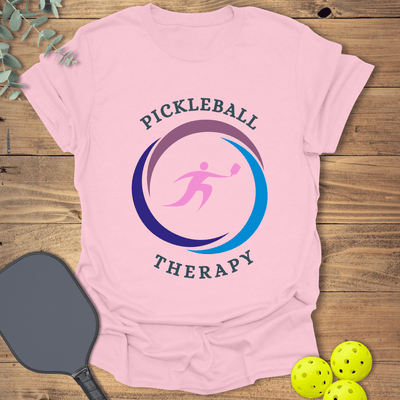 Pickleball Therapy T-Shirt - Graphic Tee - Gift for Pickleball Players - Unisex