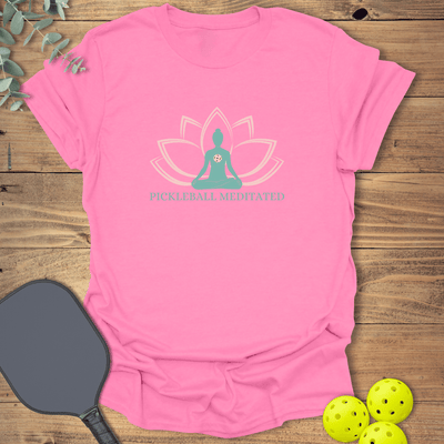 Meditated Pickleball T-Shirt - Graphic Tee - Gift for Pickleball Players - Unisex
