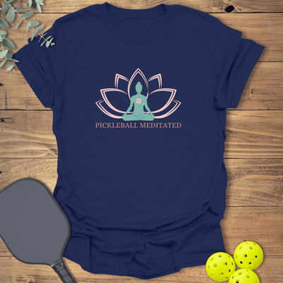Meditated Pickleball T-Shirt - Graphic Tee - Gift for Pickleball Players - Unisex