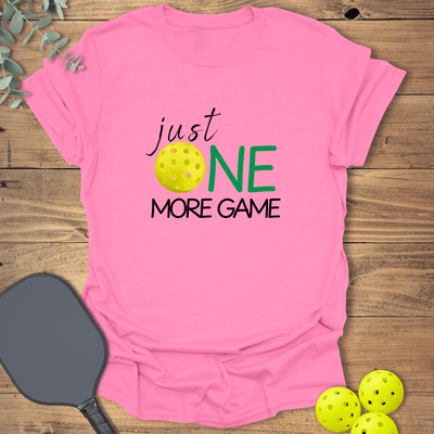 One More Game Pickleball T-Shirt - Graphic Tee - Gift for Pickleball Players - Unisex