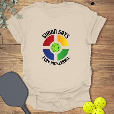 Simon Says Pickleball T-Shirt - Graphic Tee - Gift for Pickleball Players - Unisex