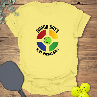 Simon Says Pickleball T-Shirt - Graphic Tee - Gift for Pickleball Players - Unisex