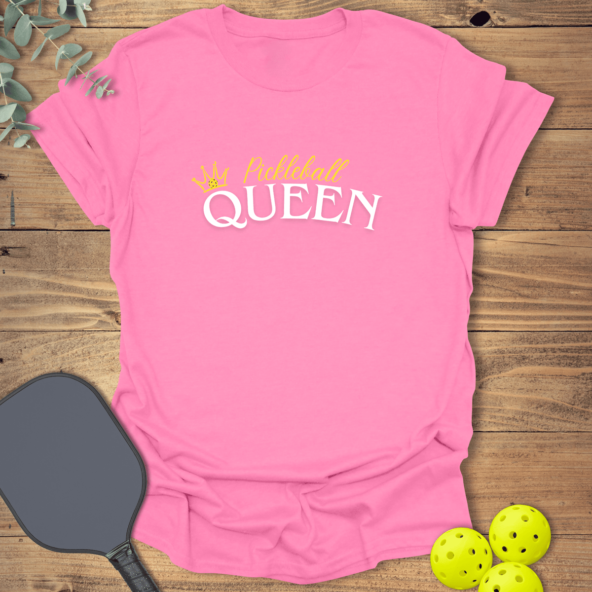 Pickleball Queen T-Shirt - Graphic Tee - Gift for Pickleball Players - Unisex