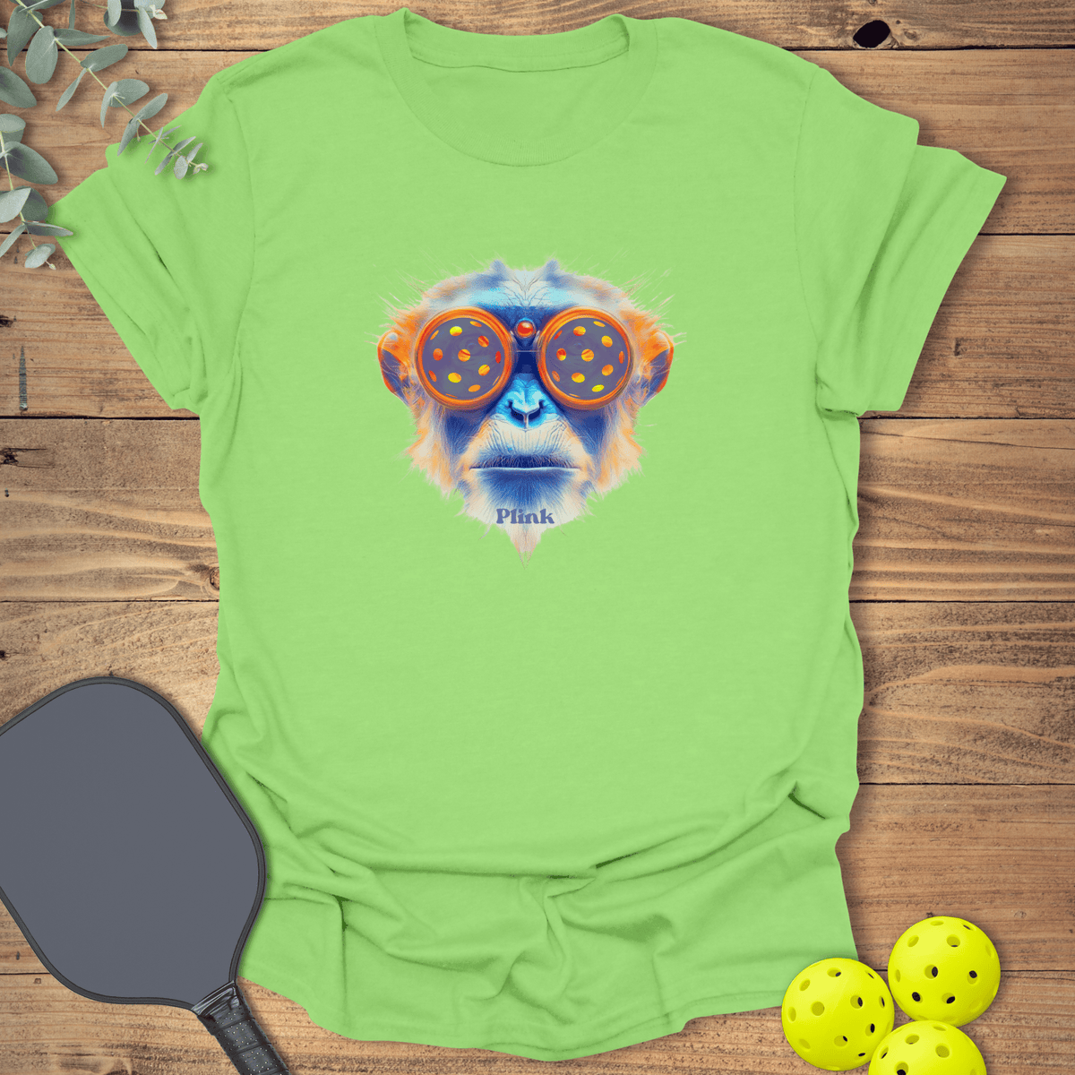 Zap the Chimp Pickleball T-Shirt - Graphic Tee - Gift for Pickleball Players - Unisex