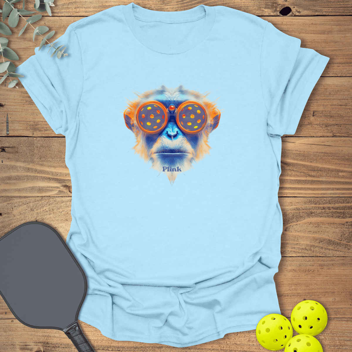 Zap the Chimp Pickleball T-Shirt - Graphic Tee - Gift for Pickleball Players - Unisex