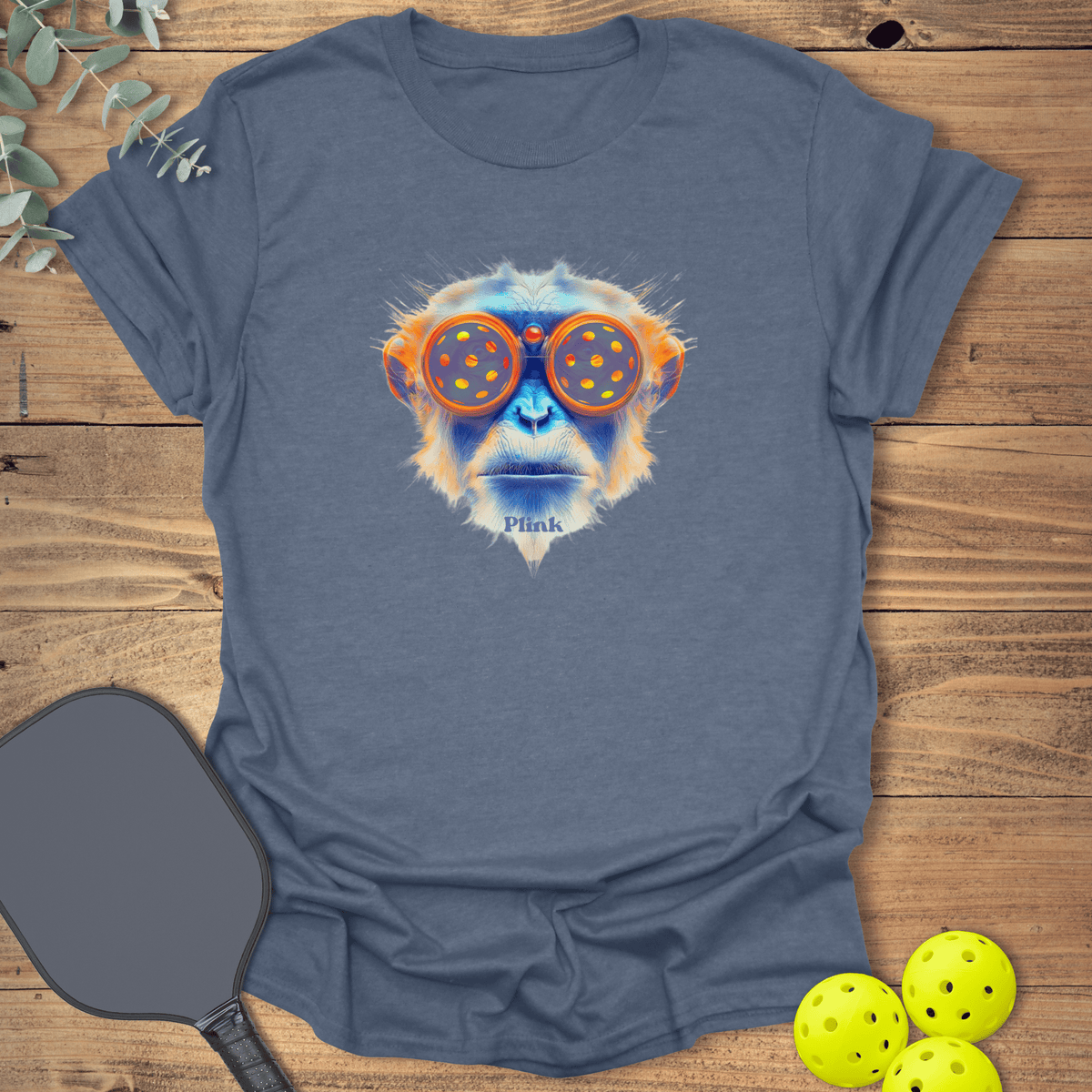 Zap the Chimp Pickleball T-Shirt - Graphic Tee - Gift for Pickleball Players - Unisex