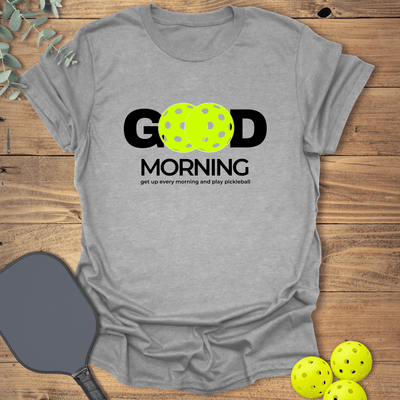 Get Up & Play Pickleball T-Shirt - Graphic Tee - Gift for Pickleball Players - Unisex