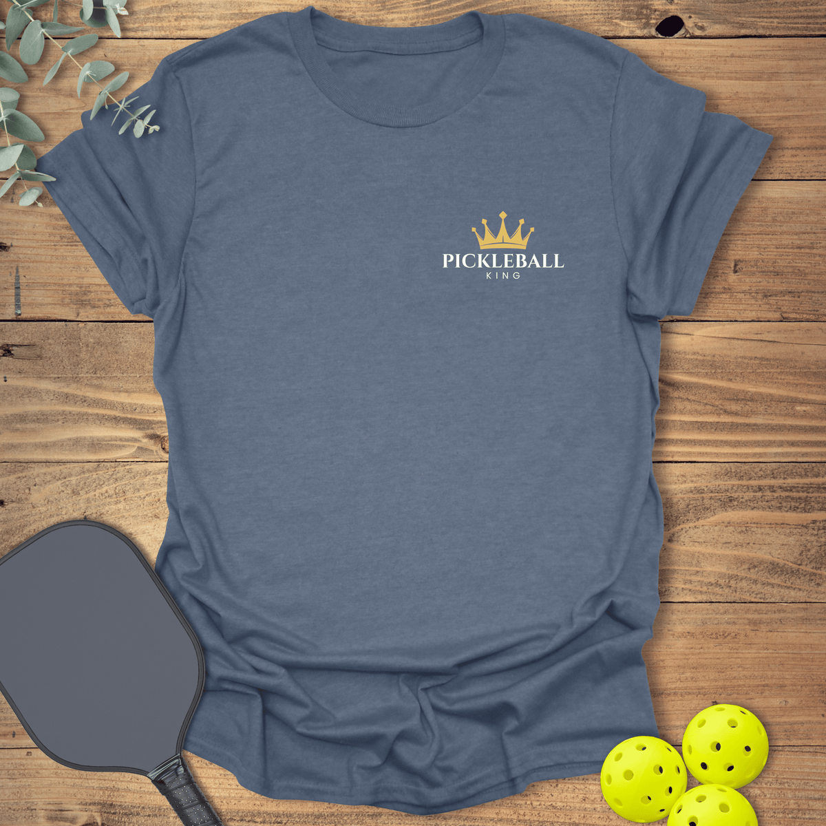 King Pickleball T-Shirt - Graphic Tee - Gift for Pickleball Players - Unisex