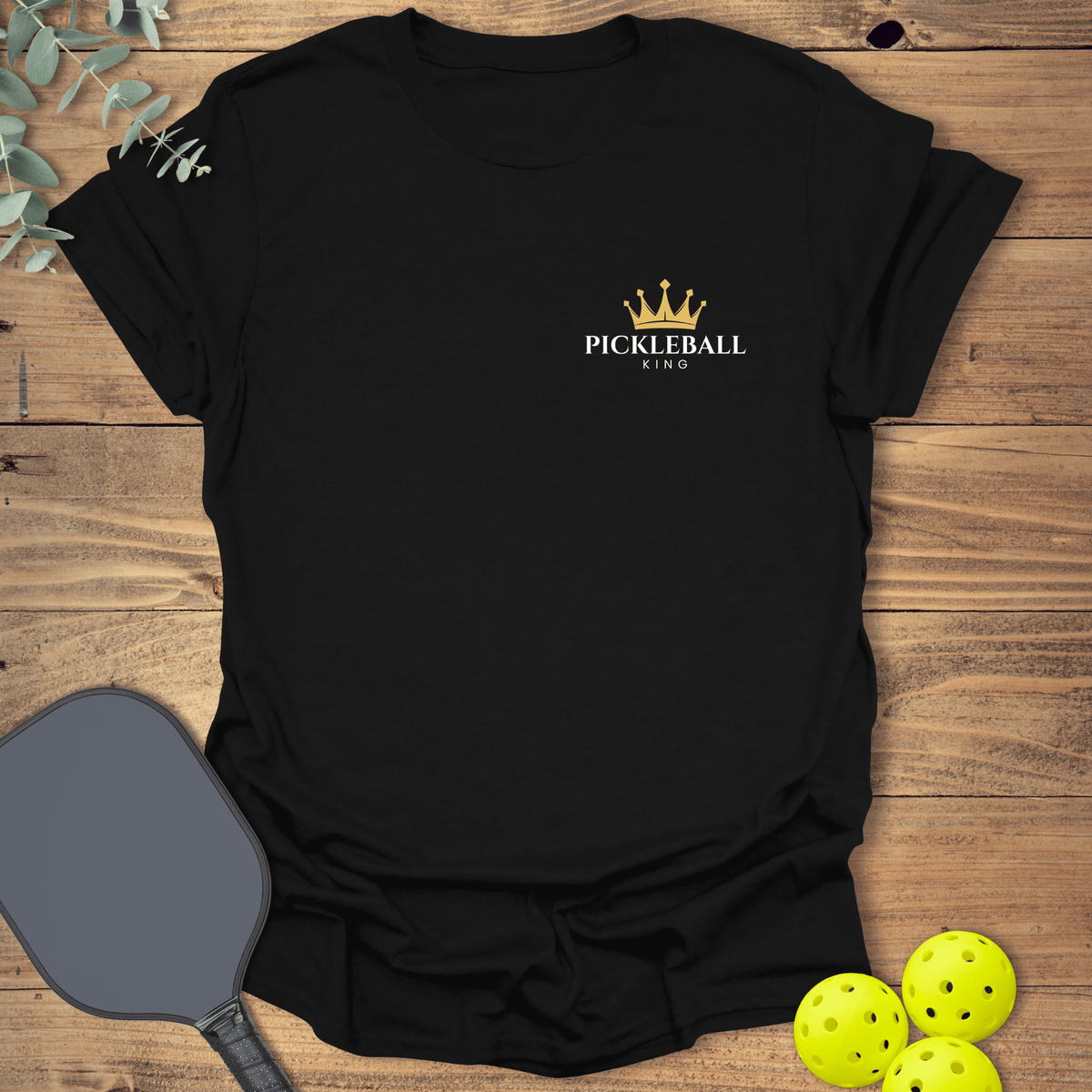 King Pickleball T-Shirt - Graphic Tee - Gift for Pickleball Players - Unisex