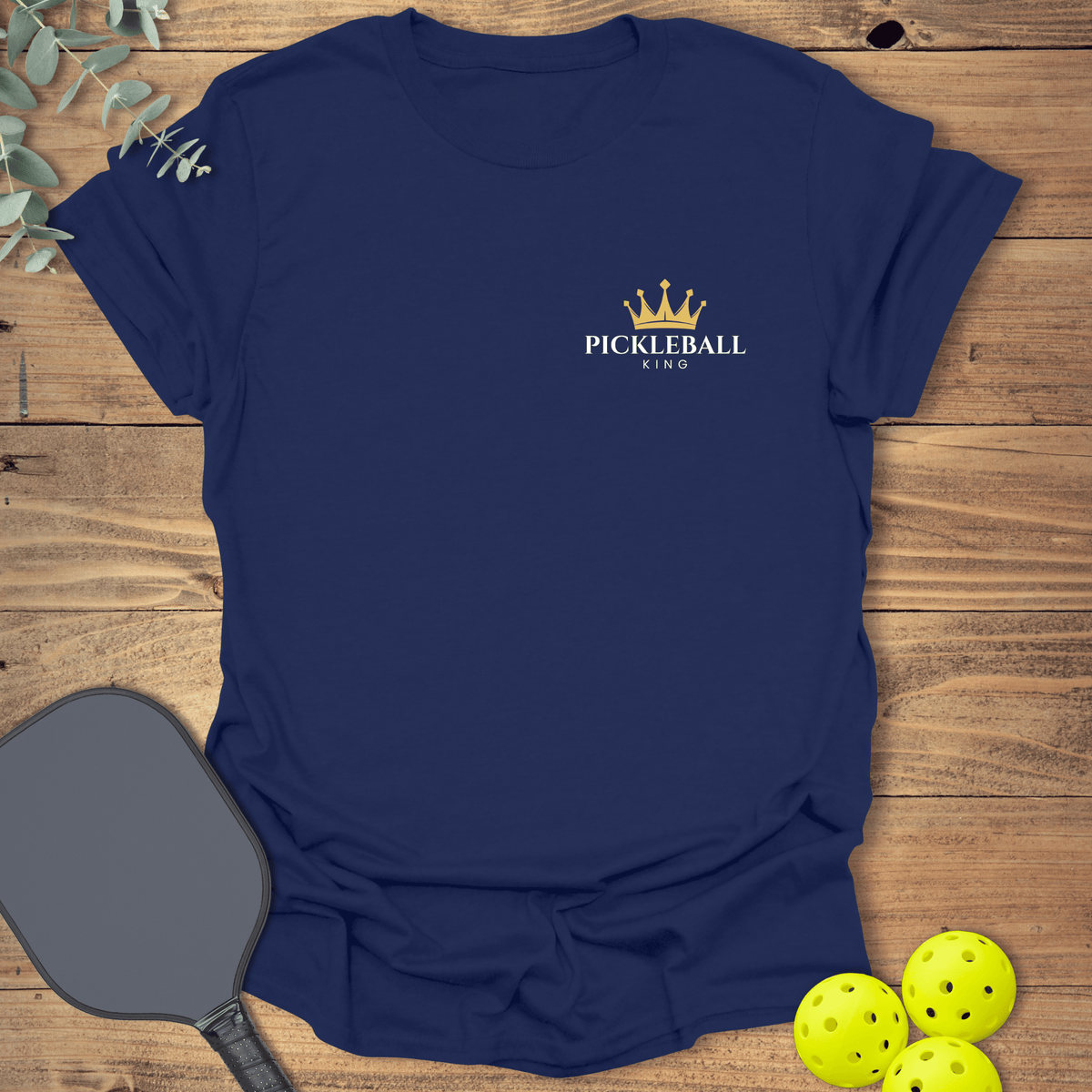 King Pickleball T-Shirt - Graphic Tee - Gift for Pickleball Players - Unisex