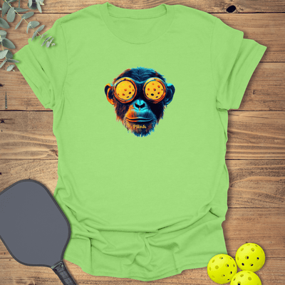 BladeZ the Chimp Pickleball T-Shirt - Graphic Tee - Gift for Pickleball Players - Unisex