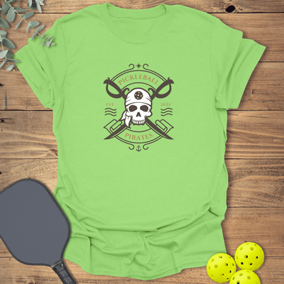 Pickleball Pirates T-Shirt - Graphic Tee - Gift for Pickleball Players - Unisex