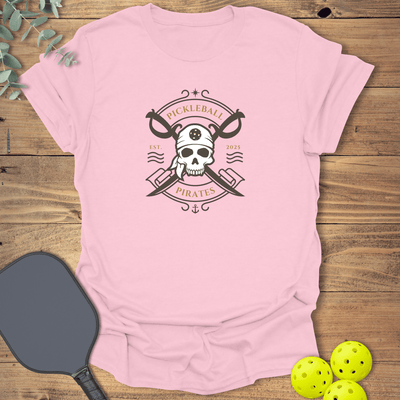 Pickleball Pirates T-Shirt - Graphic Tee - Gift for Pickleball Players - Unisex
