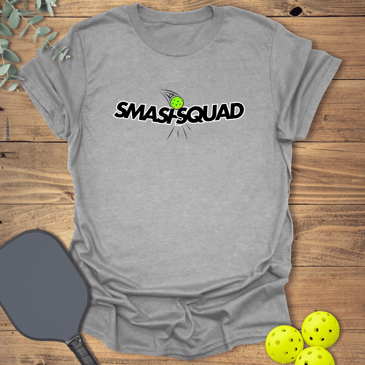 Smash Squad Pickleball T-Shirt - Graphic Tee - Gift for Pickleball Players - Unisex