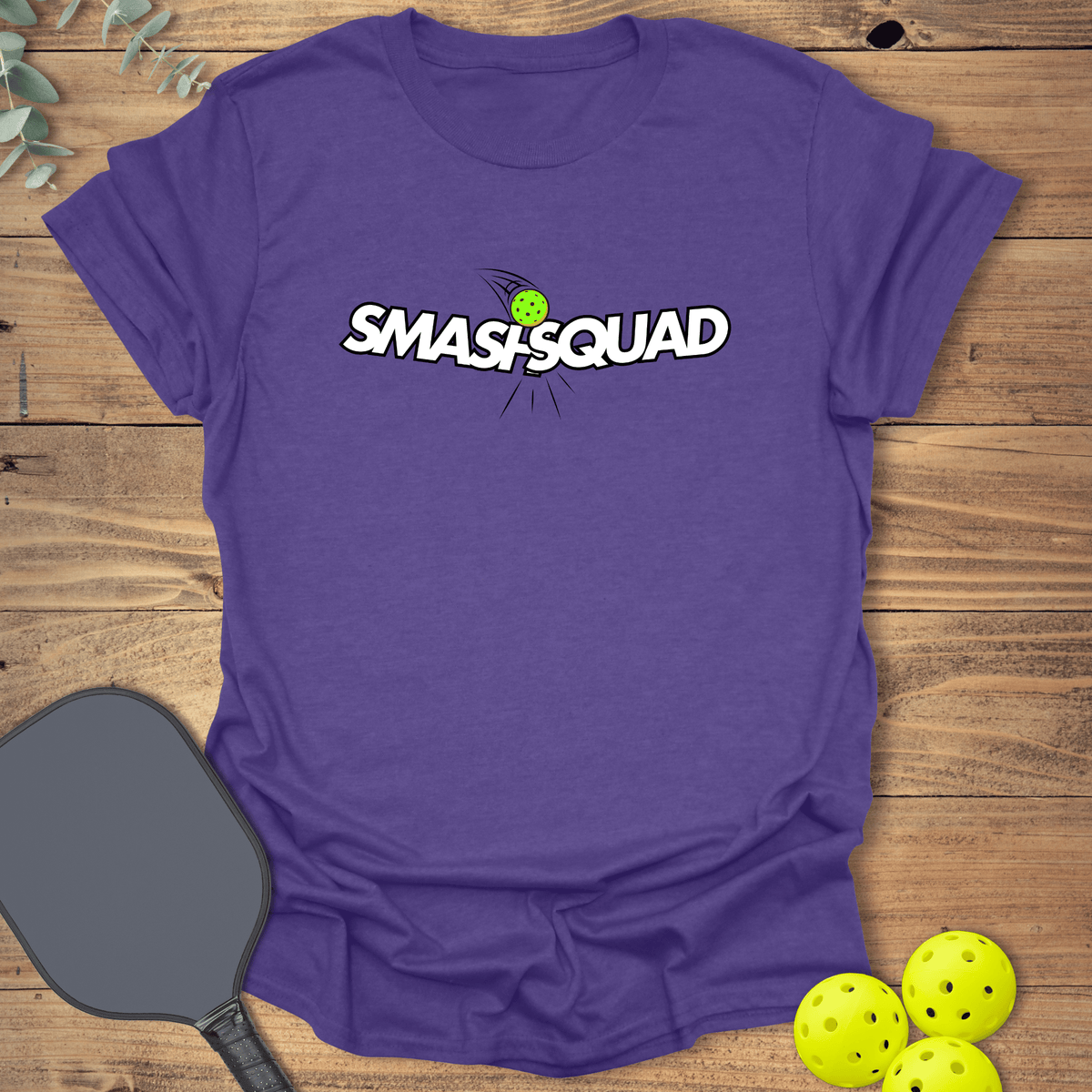 Smash Squad Pickleball T-Shirt - Graphic Tee - Gift for Pickleball Players - Unisex