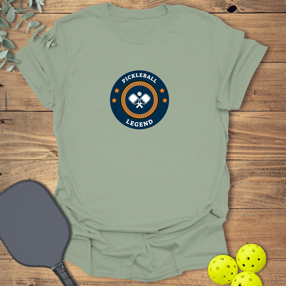 Pickleball Legend Circle T-Shirt - Graphic Tee - Gift for Pickleball Players - Unisex