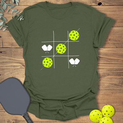 Tic Tac Toe Pickleball T-Shirt - Graphic Tee - Gift for Pickleball Players - Unisex