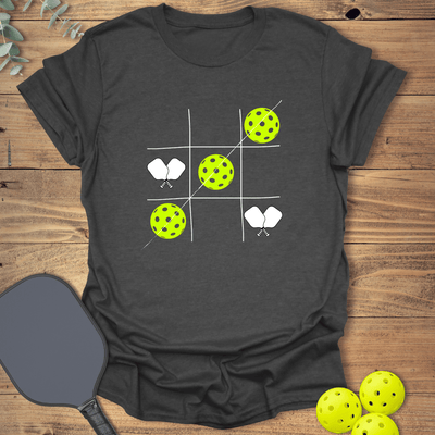 Tic Tac Toe Pickleball T-Shirt - Graphic Tee - Gift for Pickleball Players - Unisex