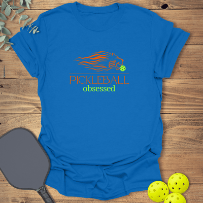 Obsessed Lion Pickleball T-Shirt - Graphic Tee - Gift for Pickleball Players - Unisex