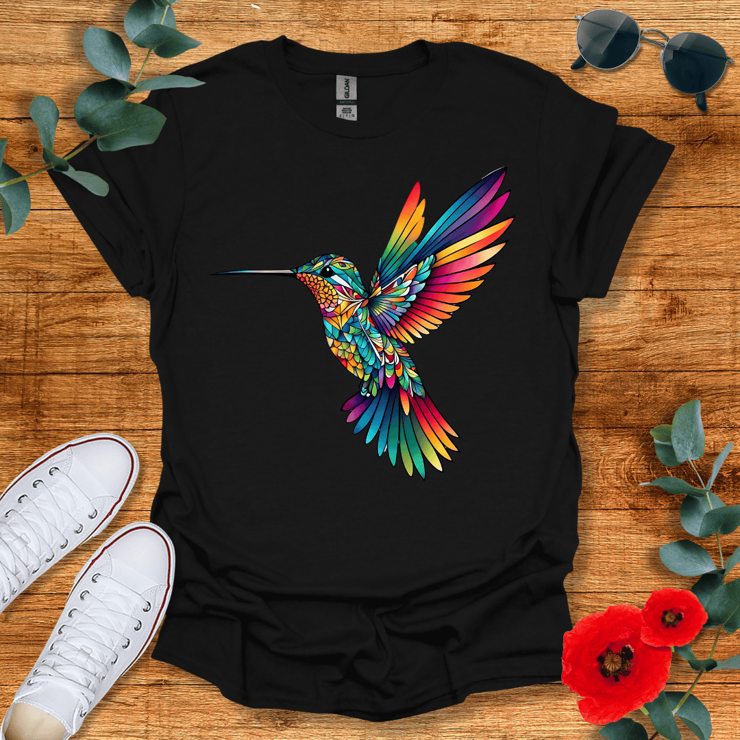 Flying Hummingbird T-Shirt - Nature Lover Graphic Tee - Gift for Nature Lovers - Unisex