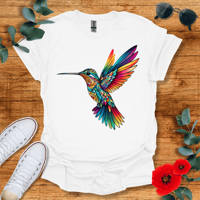 Flying Hummingbird T-Shirt - Nature Lover Graphic Tee - Gift for Nature Lovers - Unisex