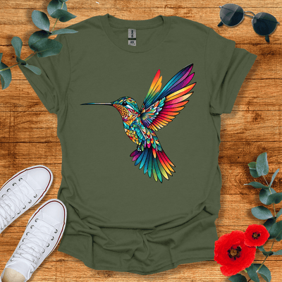 Flying Hummingbird T-Shirt - Nature Lover Graphic Tee - Gift for Nature Lovers - Unisex