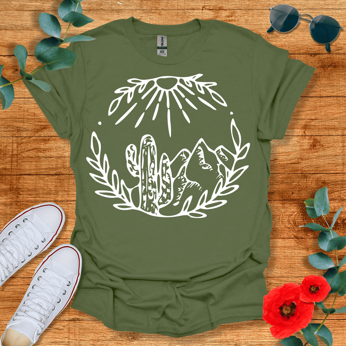 Cactus Summer T-Shirt - Nature Lover Graphic Tee - Gift for Nature Lovers - Unisex