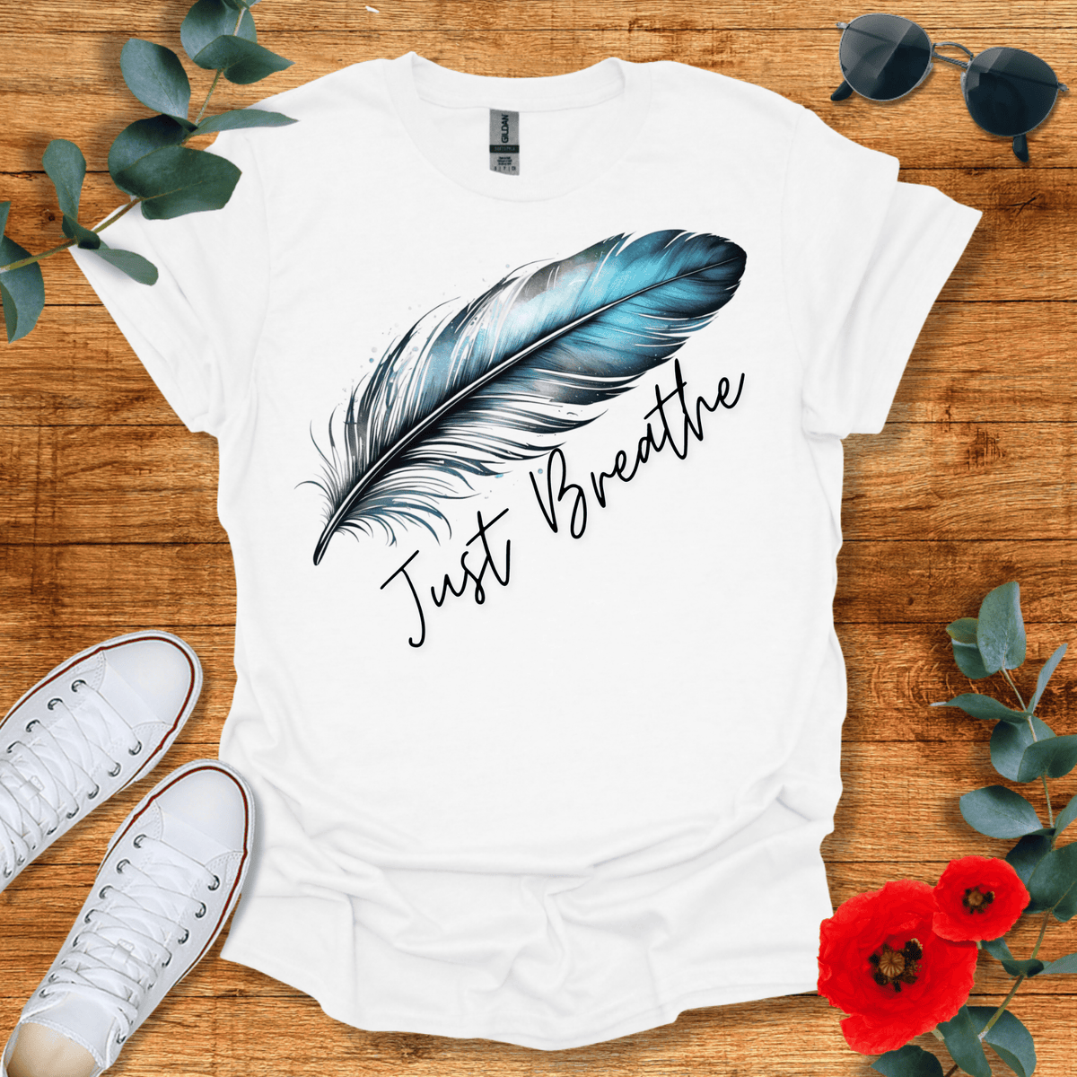 Breathe Light T-Shirt - Nature Lover Graphic Tee - Gift for Nature Lovers - Unisex