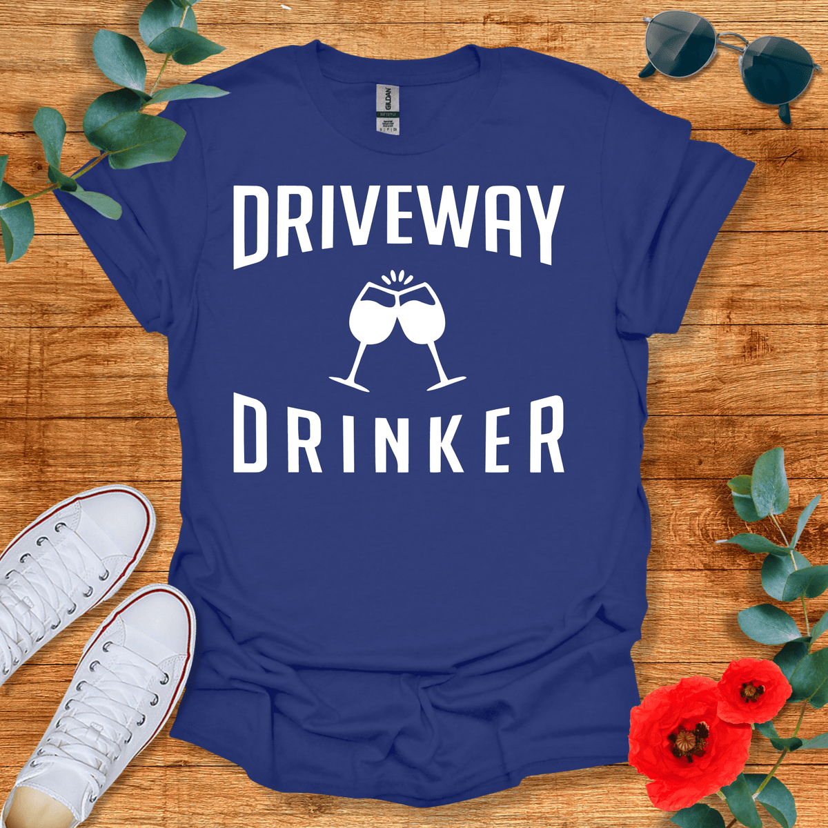 Driveway Drinker T-Shirt - Nature Lover Graphic Tee - Gift for Nature Lovers - Unisex