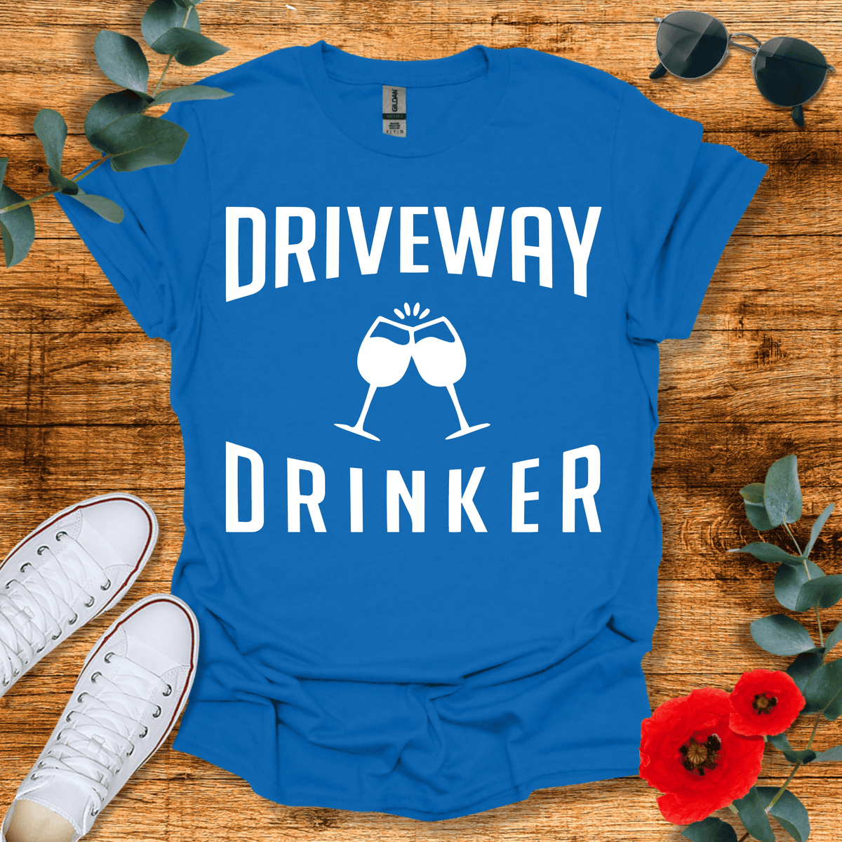 Driveway Drinker T-Shirt - Nature Lover Graphic Tee - Gift for Nature Lovers - Unisex