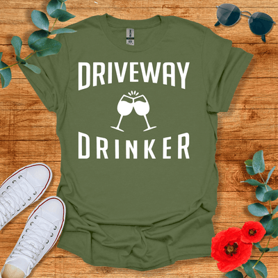 Driveway Drinker T-Shirt - Nature Lover Graphic Tee - Gift for Nature Lovers - Unisex