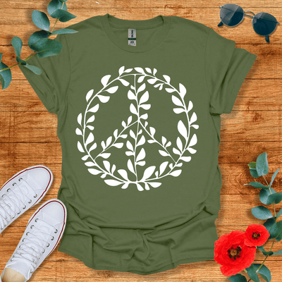 Flower Peace T-Shirt - Nature Lover Graphic Tee - Gift for Nature Lovers - Unisex