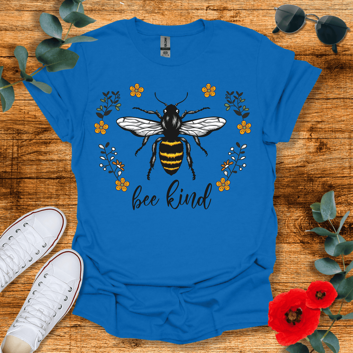 Bee Kind T-Shirt - Nature Lover Graphic Tee - Gift for Nature Lovers - Unisex