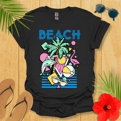 80s Beach T-Shirt - Nature Lover Graphic Tee - Gift for Nature Lovers - Unisex