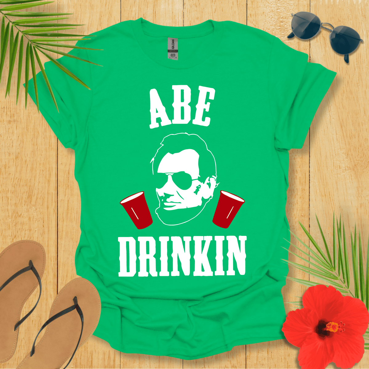 Abe Drinkin T-Shirt - Nature Lover Graphic Tee - Gift for Nature Lovers - Unisex