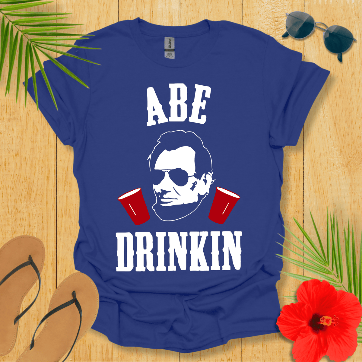 Abe Drinkin T-Shirt - Nature Lover Graphic Tee - Gift for Nature Lovers - Unisex