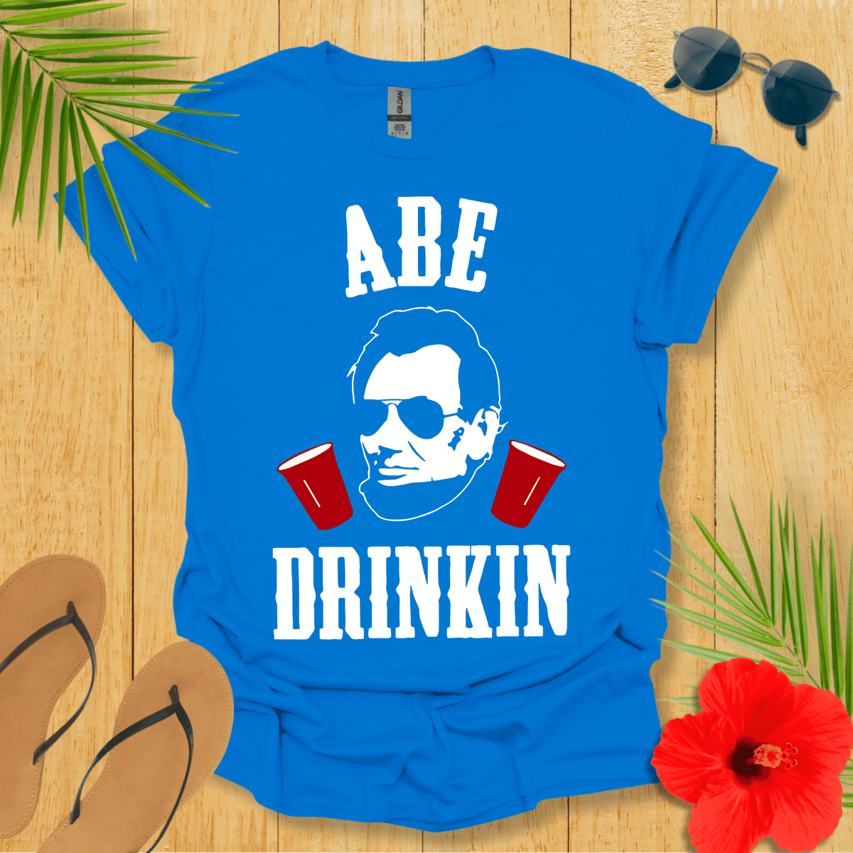 Abe Drinkin T-Shirt - Nature Lover Graphic Tee - Gift for Nature Lovers - Unisex