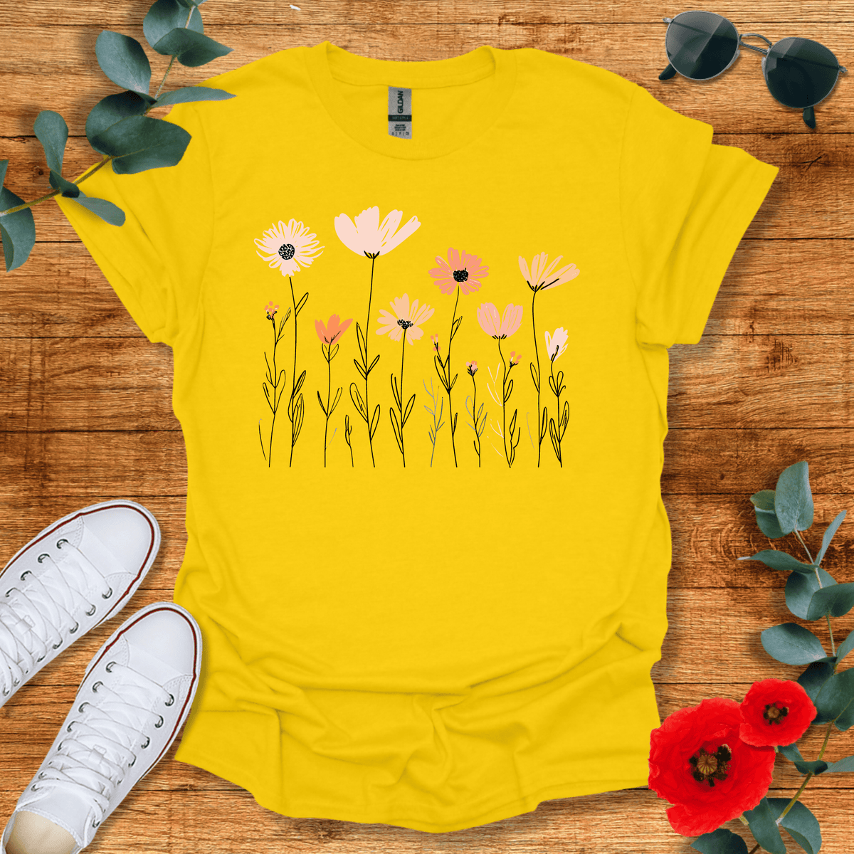 Botanical Bliss T-Shirt - Nature Lover Graphic Tee - Gift for Nature Lovers - Unisex
