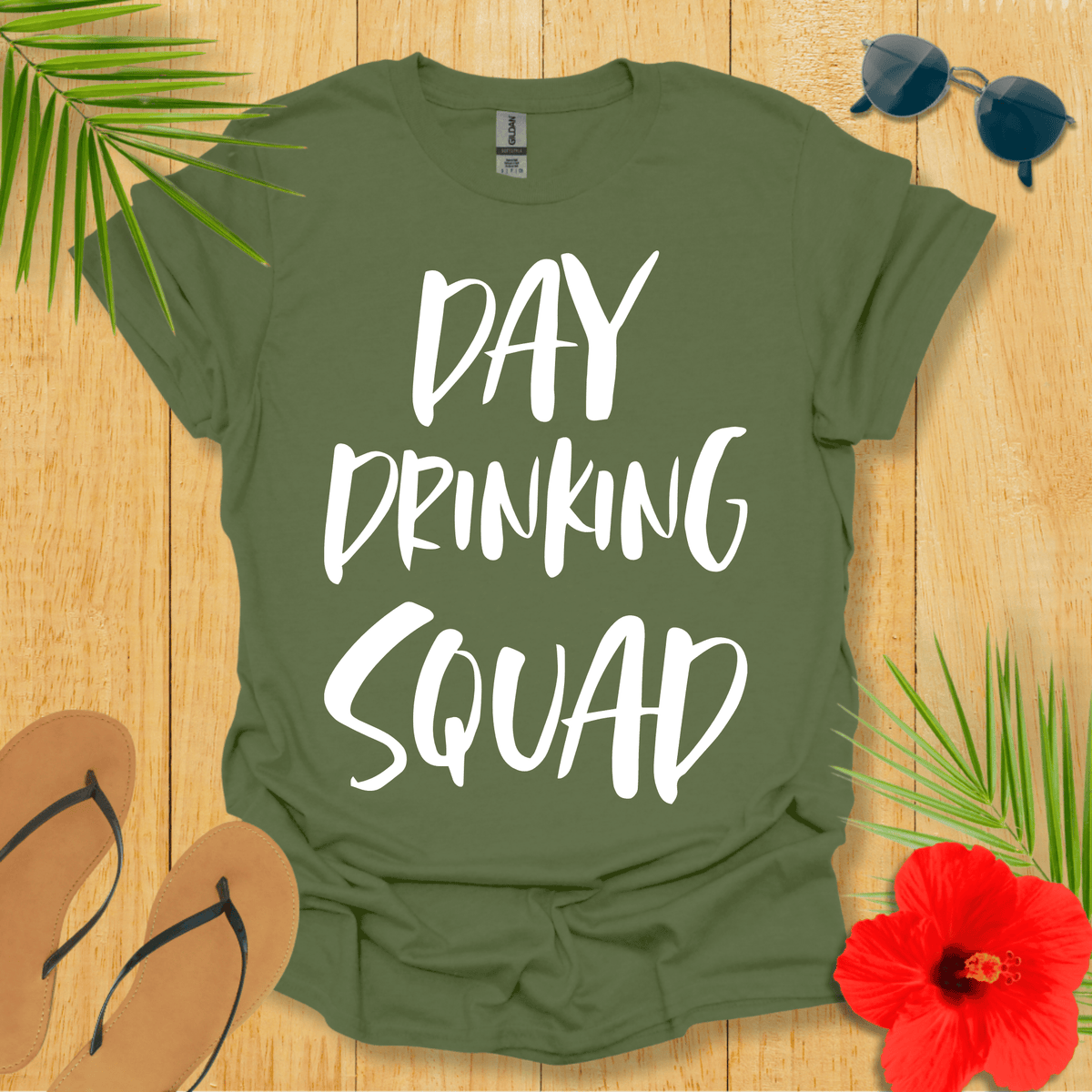 Day Drinking Squad T-Shirt - Nature Lover Graphic Tee - Gift for Nature Lovers - Unisex